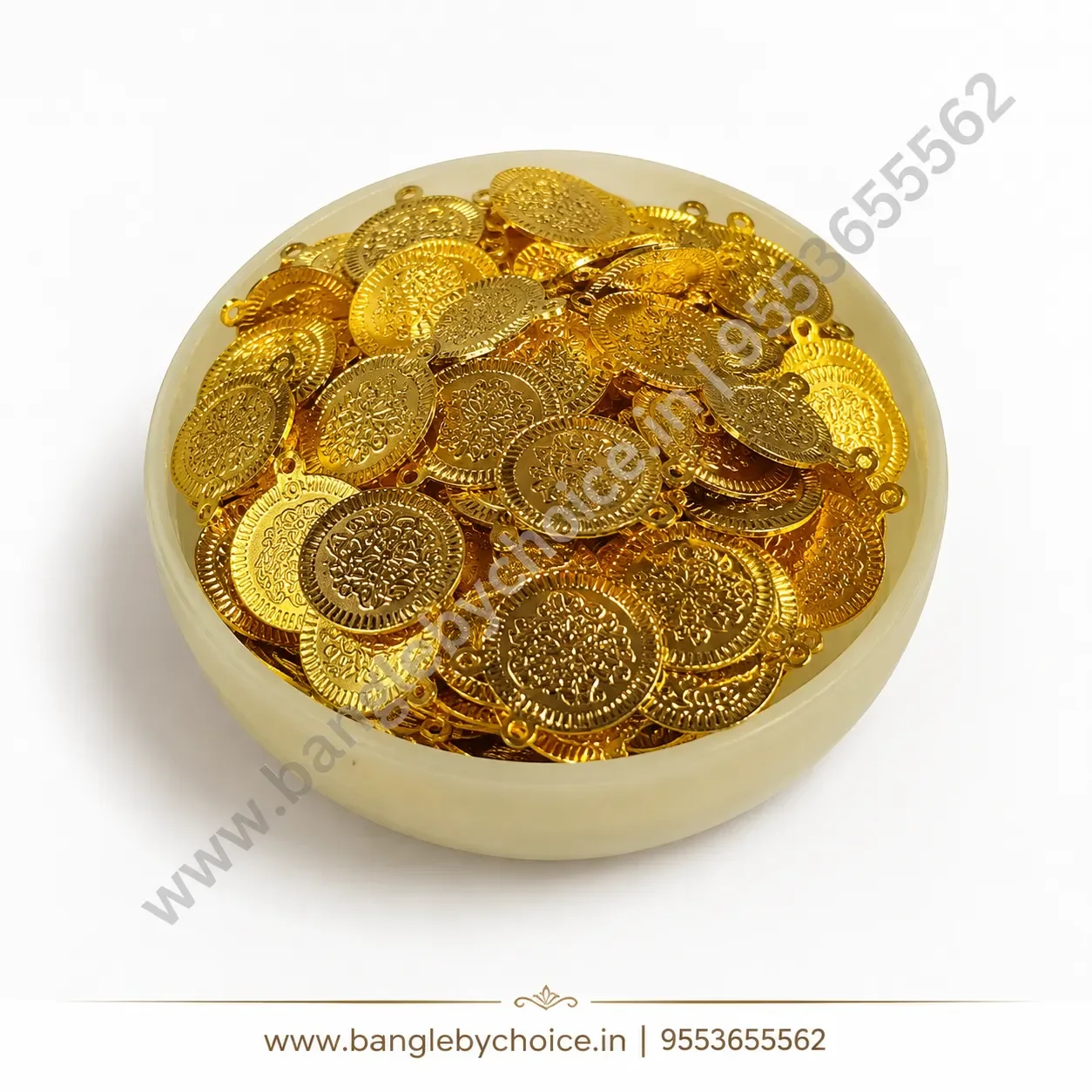 1.5cm Or Big Gold Laxmi Coins Or Kasulu detail view 2