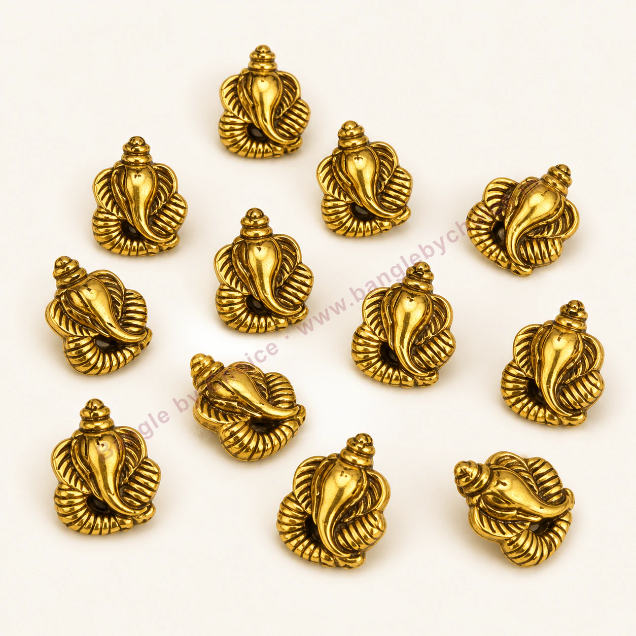 Ganesh charms product image with transparent Bangle By Choice watermark